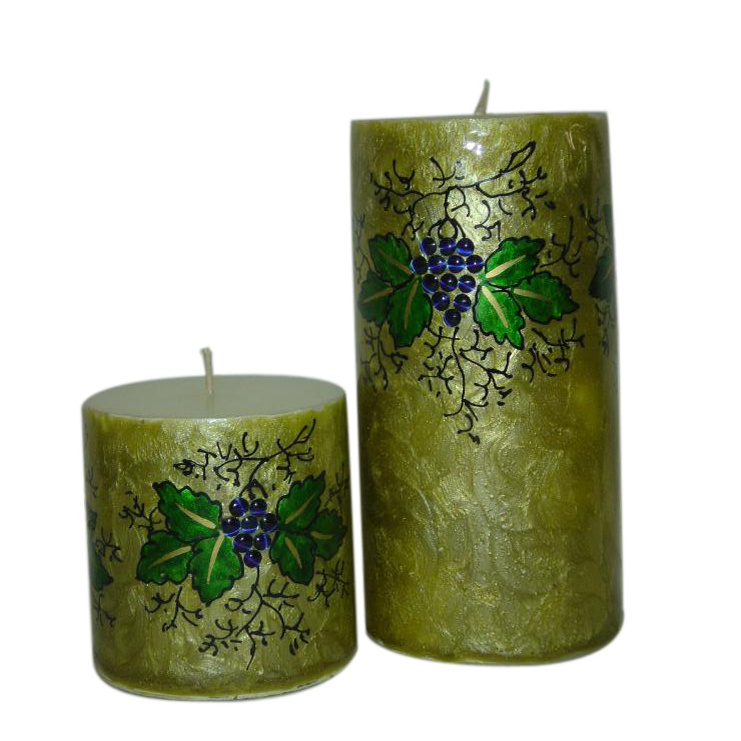 High quality Wax Filled Glass Votive wax filled votives Personalized art candles wholesale handmade candle