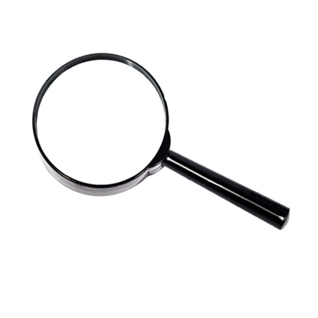 New Customized Magnifying Glass Reading handheld magnifier / Horn Magnifier New design Good Promotion Antique lens