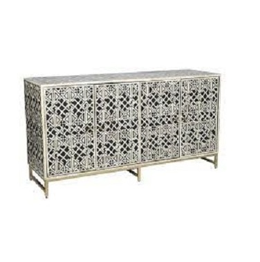 Modern Bone Inlay Cabinet With Six Drawers For Living Room Bone Inlay Cabinet for Kitchen Bedroom