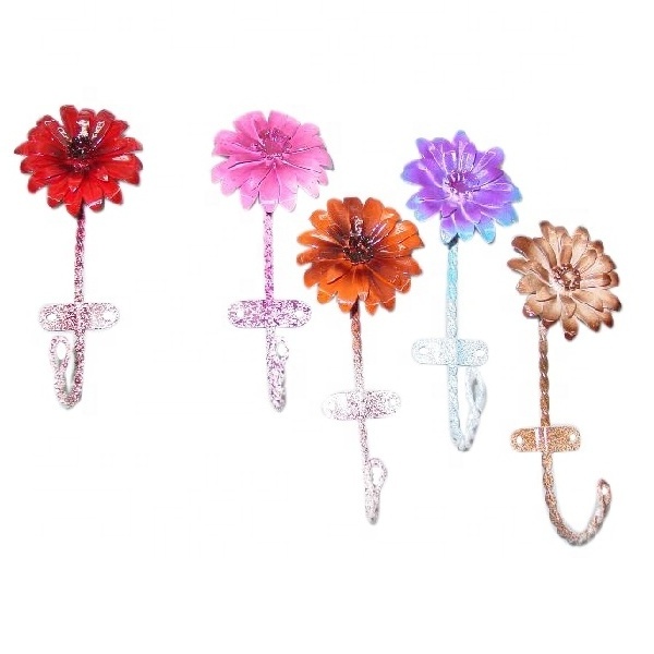 Welcome to pick and buy in our store Iron hooks Flower shape Hangers antique and unique for wall iron hooks handmade