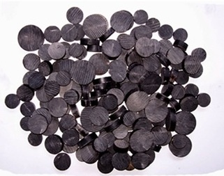 New Customized Buffalo horn round button blanks for garment clothing real buffalo horn Buttons standard looking for shirts use