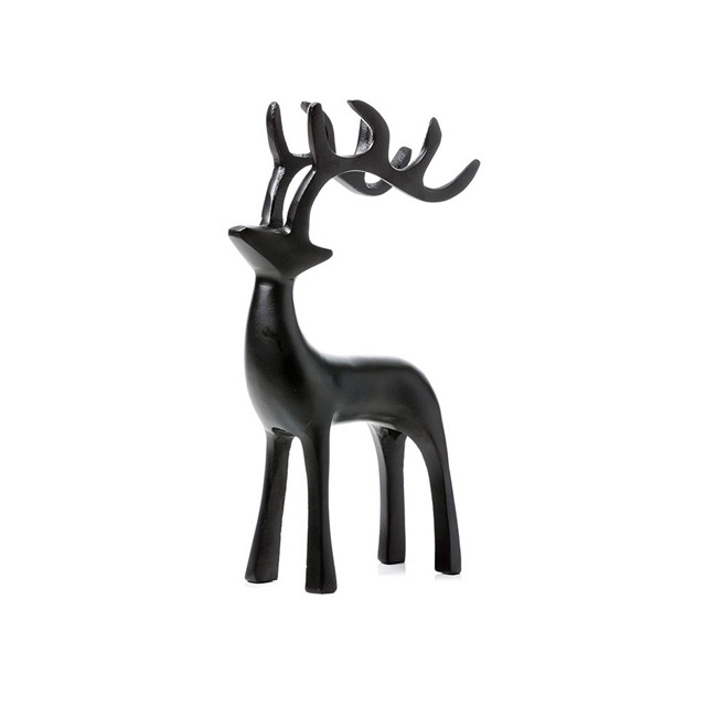 Excellent Quality Metal Stocking Holder Standing Reindeer Stocking Holder Deer Shaped New Arrival Metal Stocking Holder