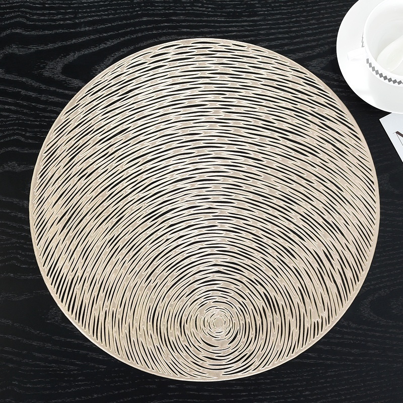 Hot sale desk placemat vinyl press place mats acrylic placemats for dining table luxury