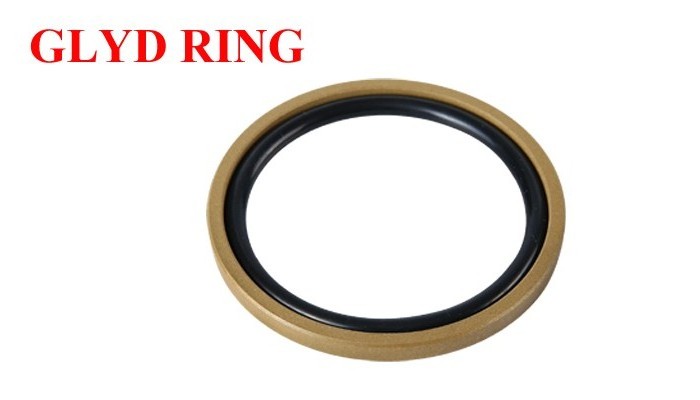 INDELSEALS high-quality PTFE+Copper Piston seal GSF Glyd Ring