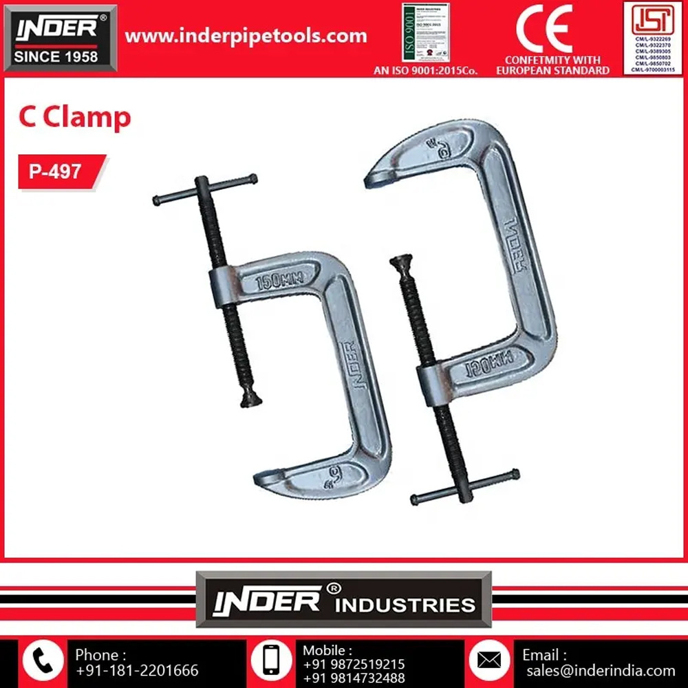 Multi Function Hardware Carpenter Tool Industrial Use C Type Clamp Manufacturer And Supplier From India