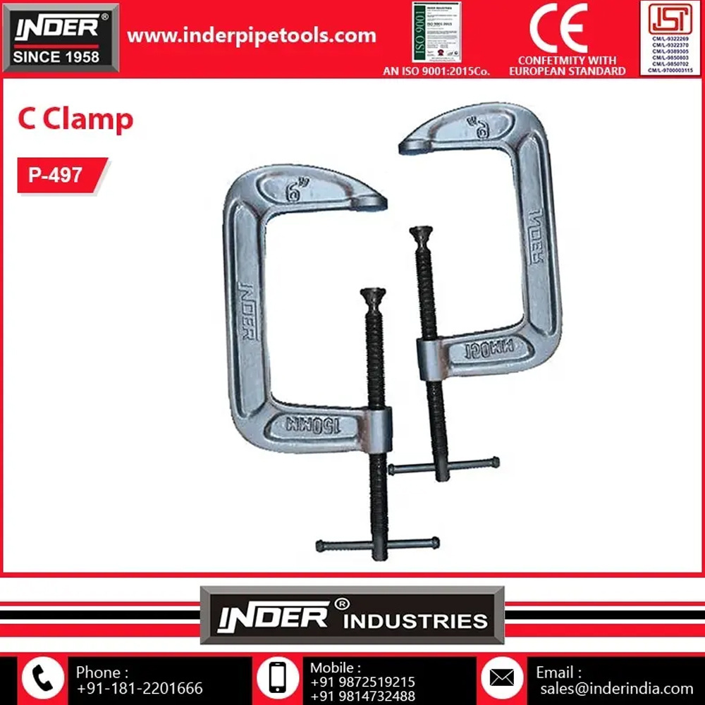 Multi Function Hardware Carpenter Tool Industrial Use C Type Clamp Manufacturer And Supplier From India