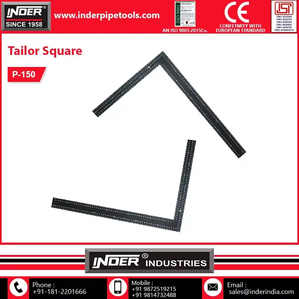 Best Quality And Durable Types Of Black Square 3m Tape Rules Tailor Square Measuring Tool Supplier