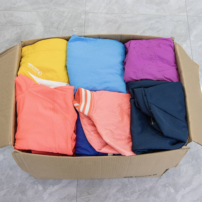 Australia Used Clothes Bales Wholesale Thrift Brand Used Clothing 100kg Second Hand Clothes