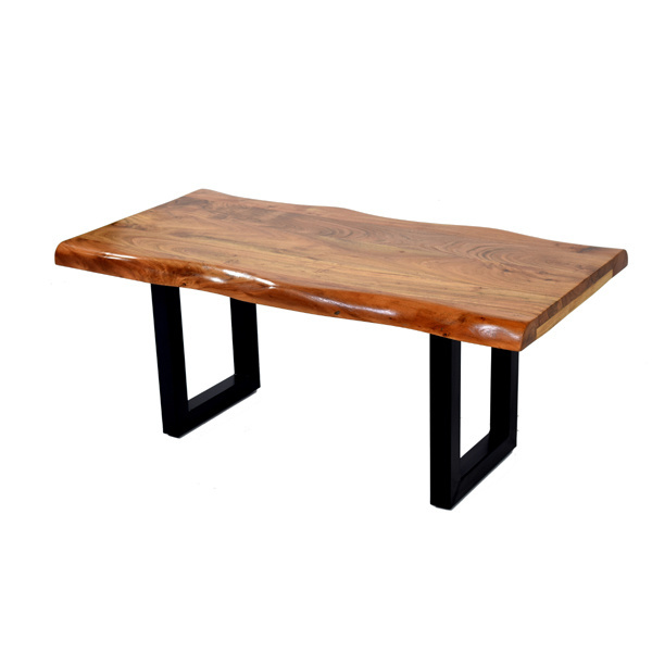 Best Selling Natural Finish Good Quality Acacia Wood Live Edge Wooden Top for Dining Tables Coffee Tables at Reasonable Price