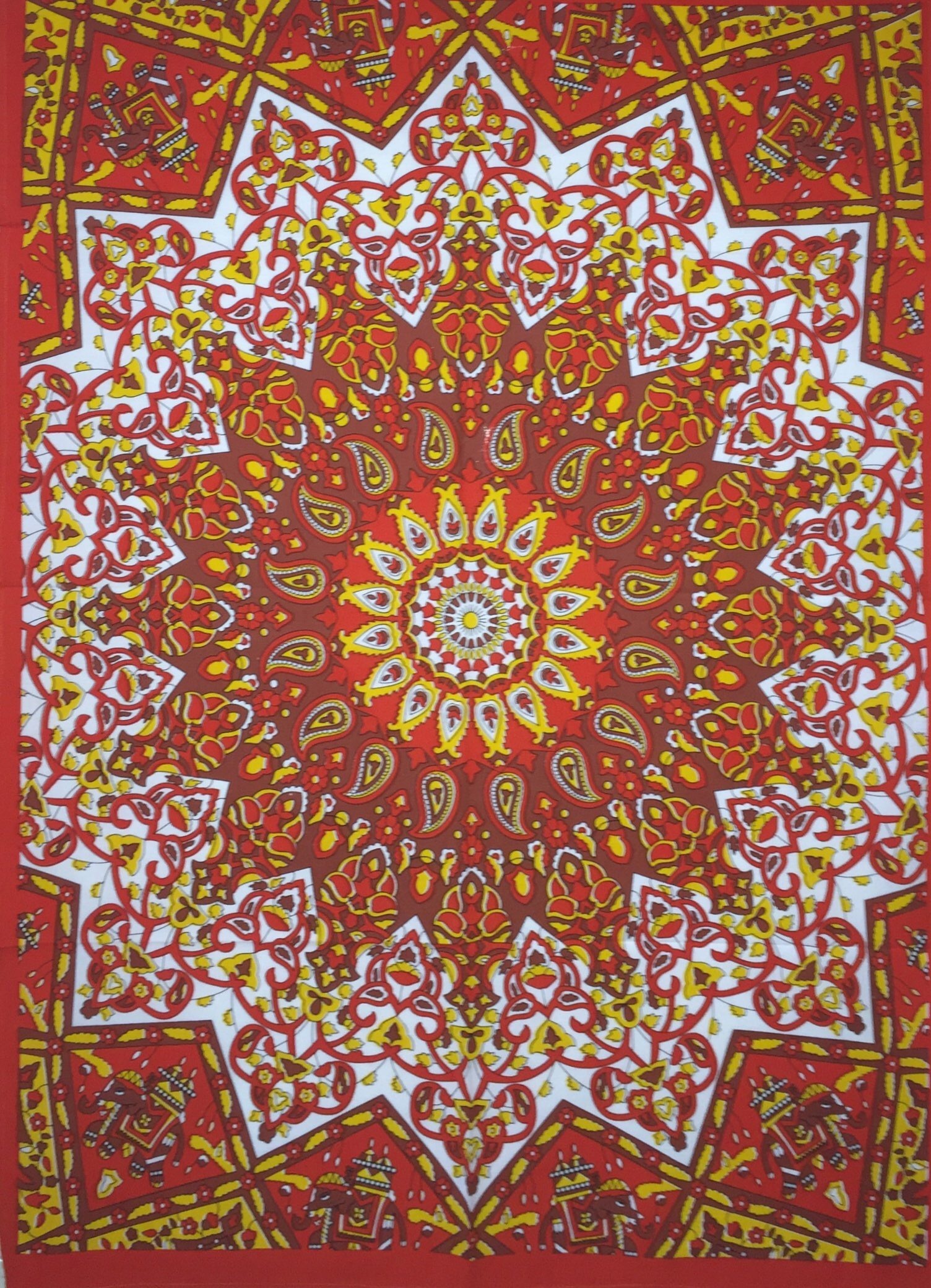 Tapestry Small Poster Star Mandala Elephant Wall Hanging Cotton Tapestry Tapestries Home Decor