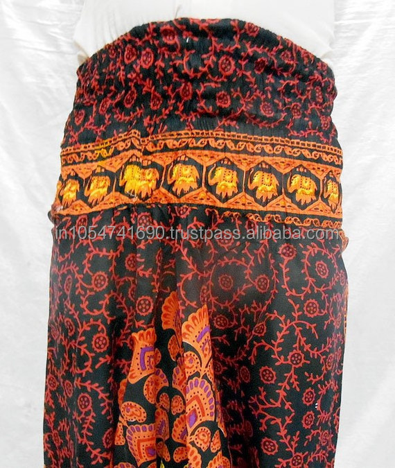 Rayon Trousers Gypsy Hippie Aladdin Hmong Baggy Harem Pants Men Women Indian Trousers Indian Manufacturer & Wholesaler