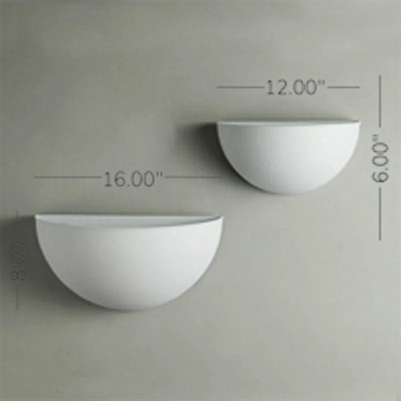 Premium quality wholesale price Modern White Metal Wall Mounted Planters (Set of 2) For Home Hotel Balcony Living Room Decor