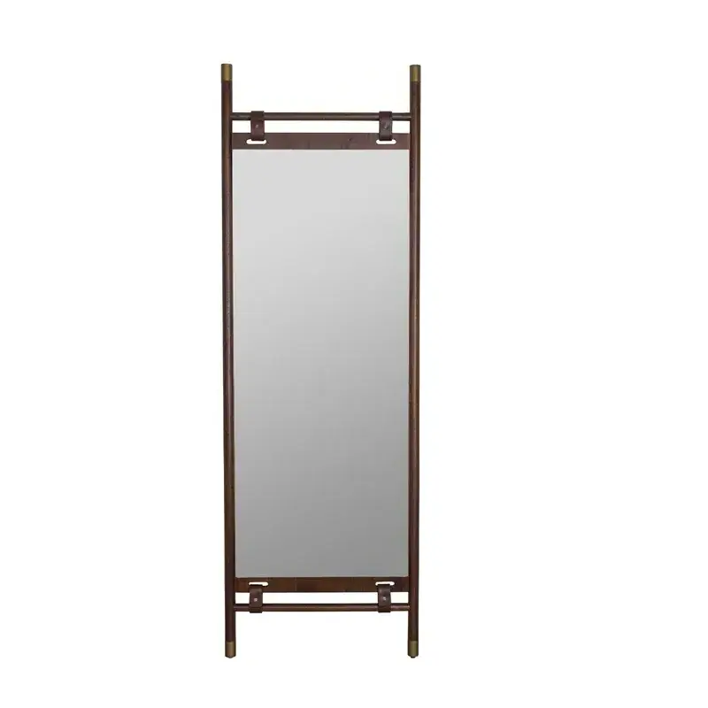 Luxury Metal framed Decorative Standing Floor Wall mirror Full Body Large Dressing   Osburn Wall Mirror Rustic Bronze