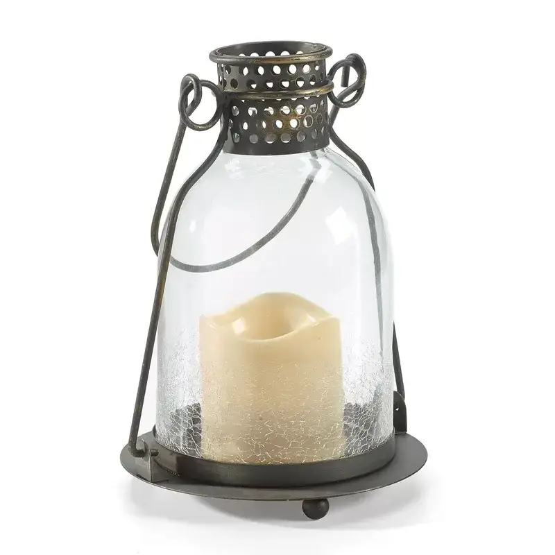 Hot selling Factory direct India Exclusive Casual Decorative Solar Candle metal 8.5