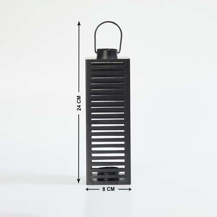 Handmade Brilliantly Fashioned In Modish Unique & Stylish Square Black Splendid Metal Hanging Lantern For Indoor Home Decoration