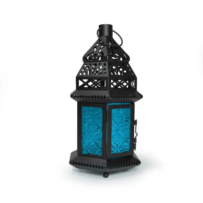 Indian Supplier of High Grade Wholesale Price Moroccan Hanging Decorative Camping Metal Tabletop Lantern For Wedding centerpiece