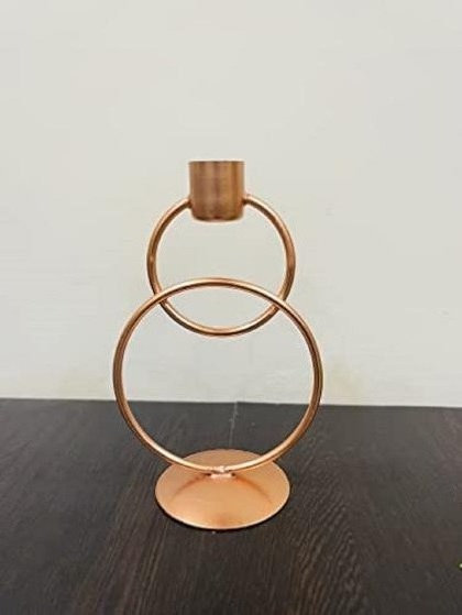 Classical factory direct India Decorative Metal Candle Stand Rings Design Holder For Wedding Festival Table Centerpiece Decor