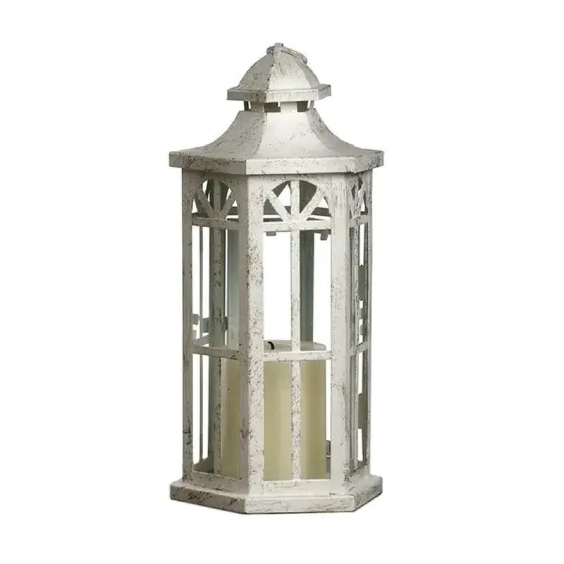 Wonderful Exclusive factory direct sale cheap classic silver Stainless Steel Tabletop Lantern For Home And Outdoor Decoration