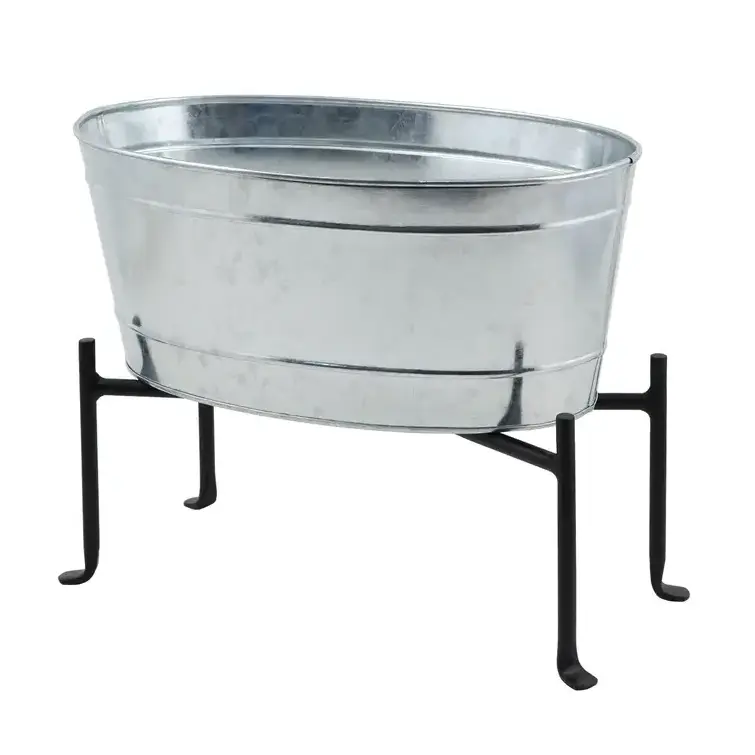 2023 Amazon Top Sale Wholesale modern European style Iron Pot Planter For Indoor/Outdoor Greenhouse Nursery Garden Decoration