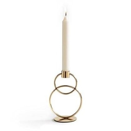 Classical factory direct India Decorative Metal Candle Stand Rings Design Holder For Wedding Festival Table Centerpiece Decor