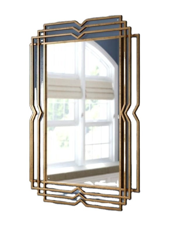 Top Selling best buy online at Affordable Price from India Metal and Glass Wall Mounted Mirror for Hotels and Cafe Decoration