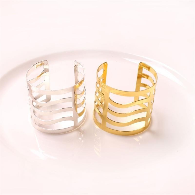 Highest Quality Manufacturer & Supplier from India At best price Round Laser Cut Napkin Ring Holders For Wedding Dinner Decor