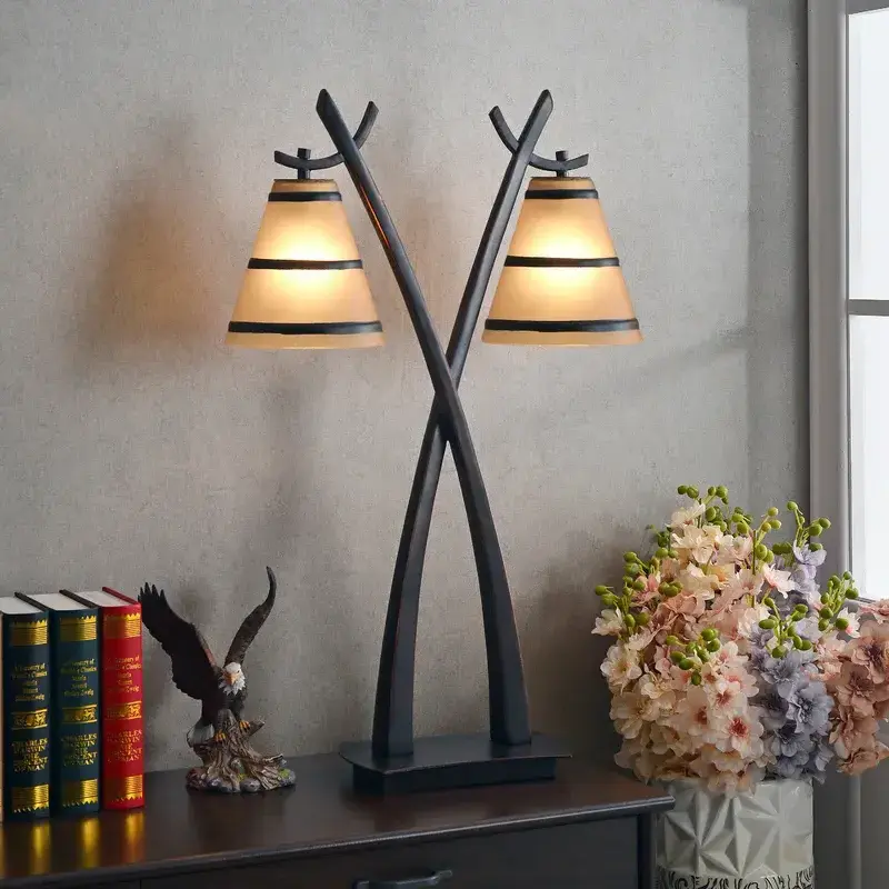 Best in category Custom Modern Minimalist Style Bedside Lighting black Iron 30.5