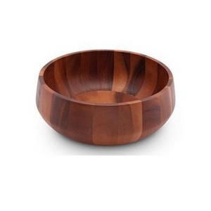 Cutting Bowl Mango Wood Serving Bowl Manufacturer and Exporter Custom Design round Wooden Salad Serving Bowl Wholesale Supplier