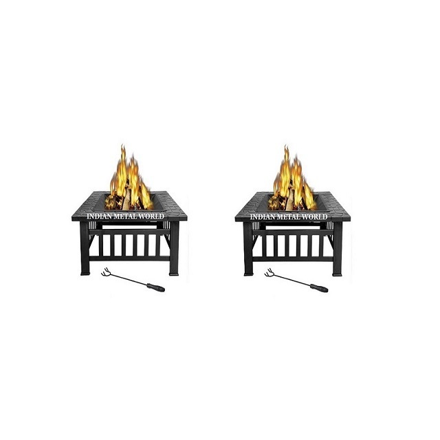 Best Design Large Outdoor Pure Iron  Fire Pit Portable Wood Burning Smokeless Fire Pit For Home And Garden Usage