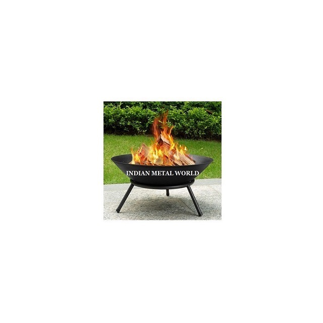 Fantastic Unique Design Patio Durable Wood Burning Fireplaces Fire Pit With Poker and Lid At Competitive Price