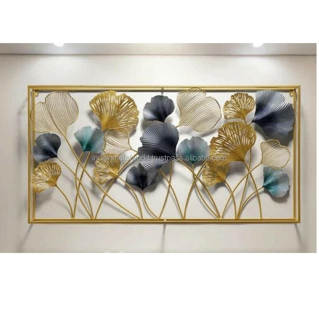 New  Metal Wall Art  Wrought Iron Framework Decoration For Dining Room Pacific look Hot Sale 2021