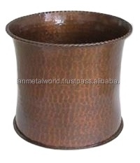 Huge galvanized metal planters rustic iron garden planter with handles best price metal round big tubs for garden decor