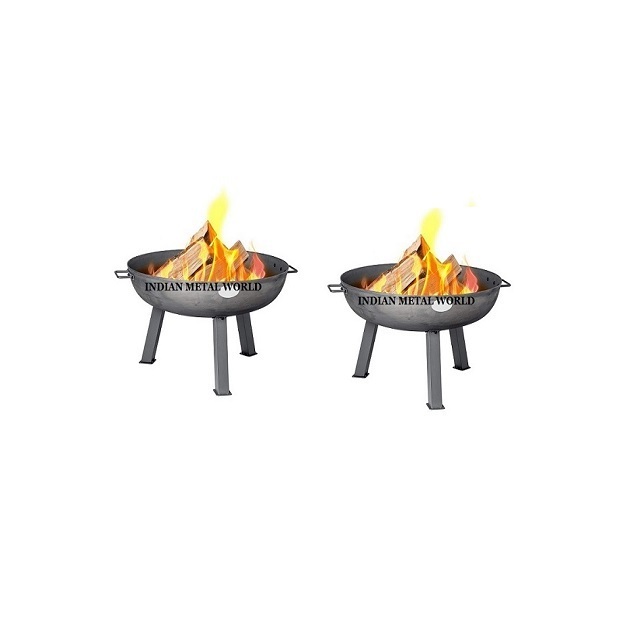 Best Design Large Outdoor Pure Iron  Fire Pit Portable Wood Burning Smokeless Fire Pit For Home And Garden Usage