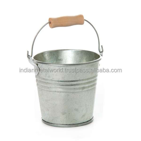 Huge flower bucket for indoor outdoor decor manufacturers of modern garden planters in galvanized metal at best price