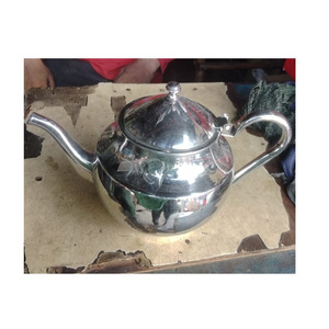 Modern design premium quality tea and coffee kettle stainless steel customized shape tea pot  for cafe resorts hotel tea kettle