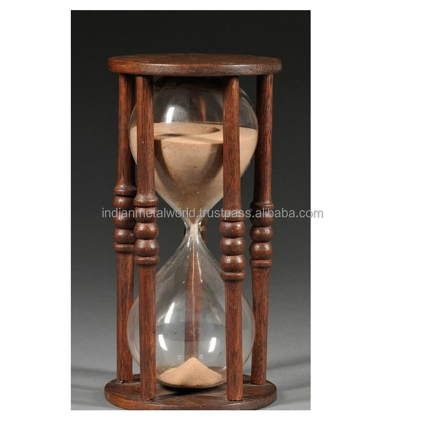 IMW Crafts For Decoration Marvelous hourglass stool Customized 8 hour sand timer wooden sand timer hourglass wood sand timer