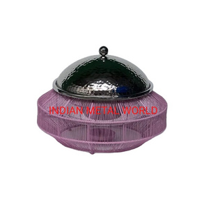 new arrival Fantastic Design Aluminium Chafing Dish In Silver Color Oval Shape Event Decorative Food Warmer Chafing Dish