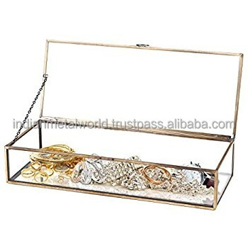 Golden Diamond Shape jewelry Box Customized Modern Classical jewelry Accessories Boxes and Organizers wholesale