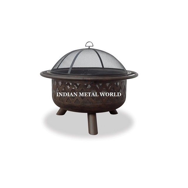 Garden Accessories Outdoor Wood Burner Charcoal Fire Pit Premium Quality Large Solid Iron Patio Backyard Burning In India