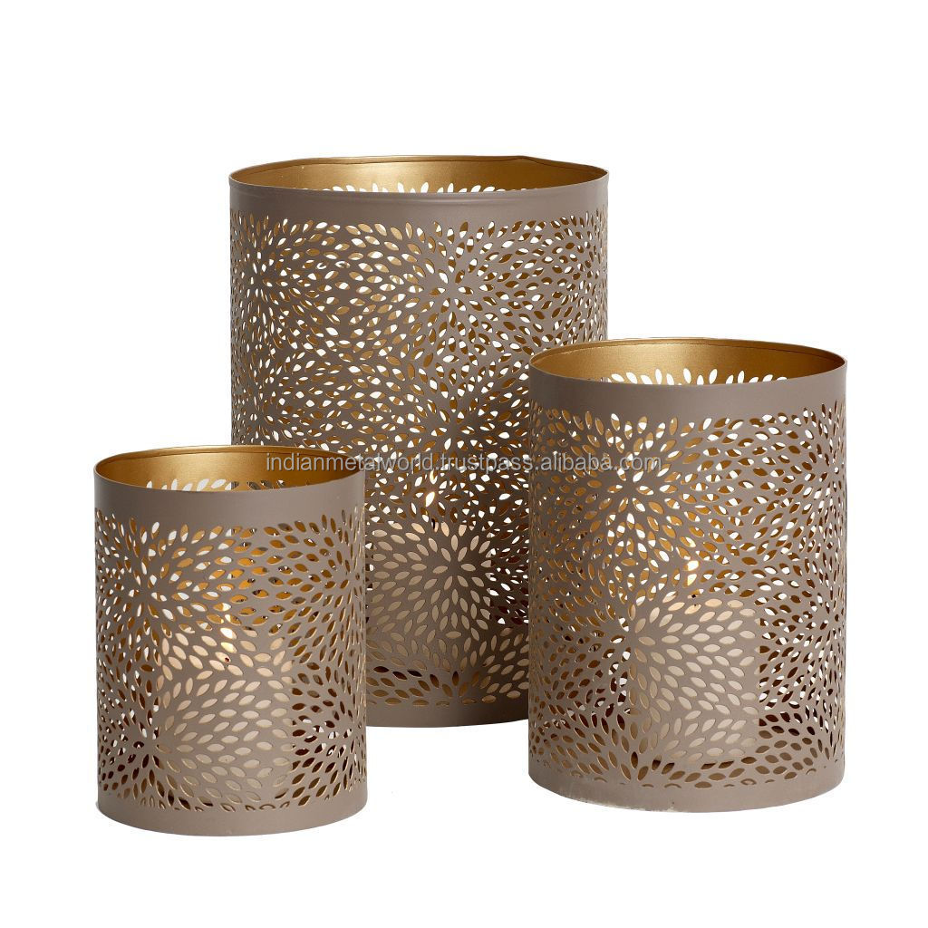 Indoor decorative metal candle votive manufacturers and exporters of candle holders and votives at low price