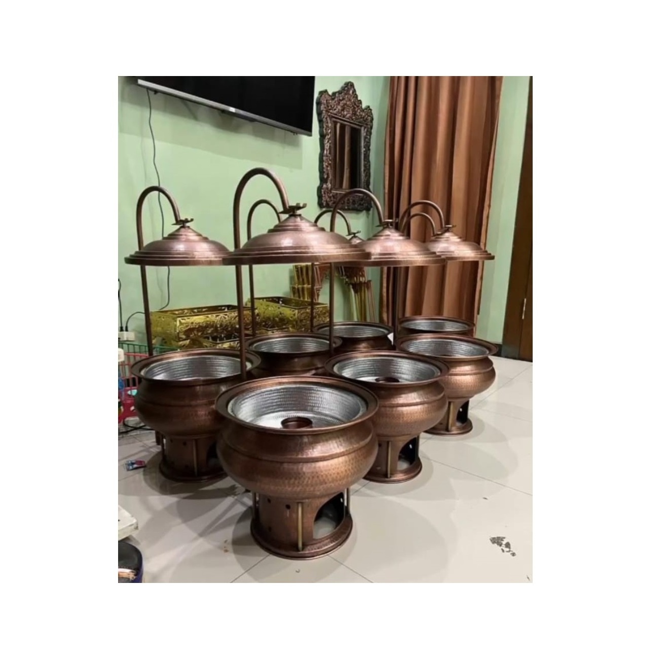 Food Buffet Display Warmer Chaffing Dishes Buffet Set Catering Kitchenware Set Candle Hot Pot Chafer Dishes In Best Price