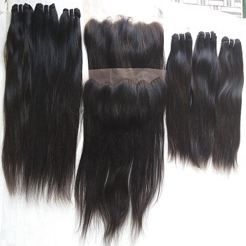 Raw Indian Hair Directly From India Remy Virgin Straight 100 Human Hair Weave Unprocessed