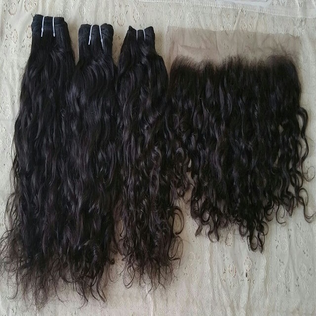 Indian curly Hair Bundle Extension Raw Indian Remy Natural Vendor