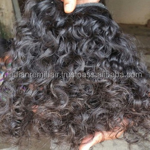 Raw natural curly Human Hair, Raw Unprocessed Virgin Indian Hair , Virgin Indian