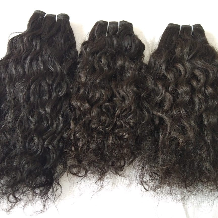 Raw natural curly Human Hair, Raw Unprocessed Virgin Indian Hair , Virgin Indian