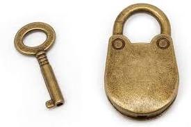 High quality old vintage Padlocks safety pad lock  cheap anti-theft Thin iron padlock with 2 keys