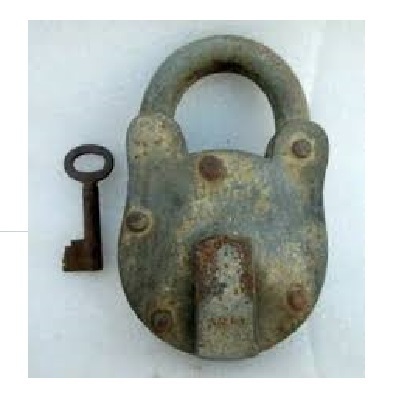 High quality old vintage Padlocks safety pad lock  cheap anti-theft Thin iron padlock with 2 keys