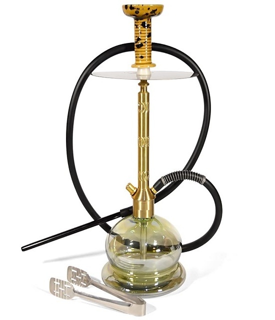 Pure Brass Hookah Brass Hookah Pipe Pot Smoking Tobacco Designer Handmade Hukka Collectible Home Decoration Item