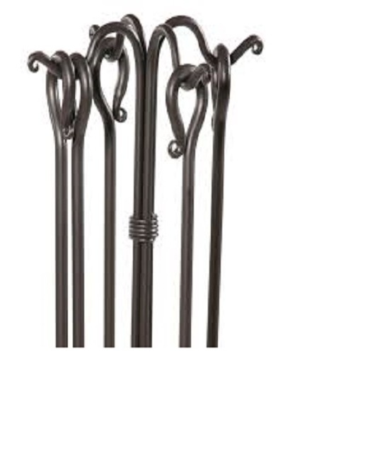 Premium quality Fireplace Tools Set Modern Black Outdoor Accessories Kit in wholesale price