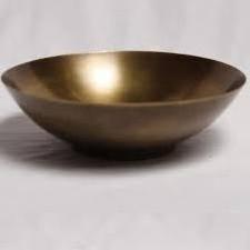 Brass Hammered Chocolate Bowl gold plated & silver bowl